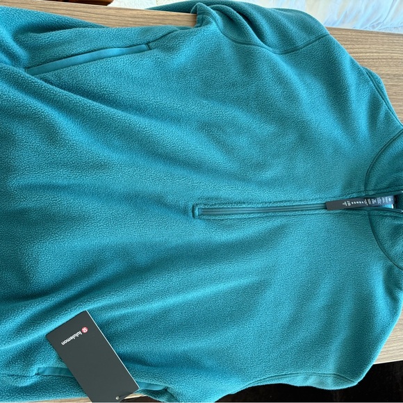 LuluLemon (NEW) Oversized-fit Fleece Half Zip Jasper Men’s Size L - Picture 4 of 10